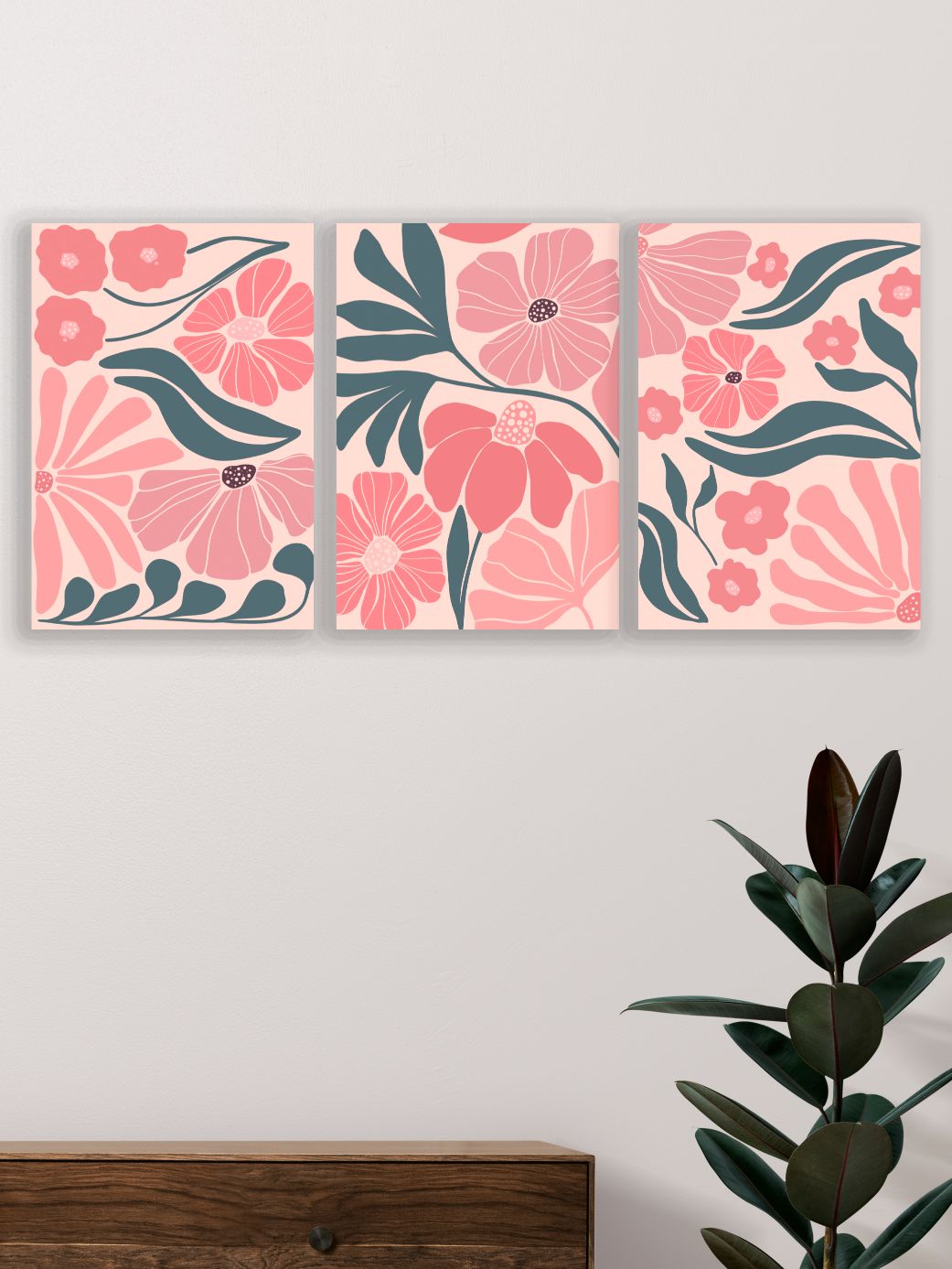 Let the Pink Dance - Set of Three