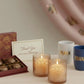 Wedding Return Gifts for Bride / Groom Guests Hamper with Chocolates, Candles, Mugs