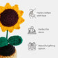 Greenkin Handmade Crochet Sunflower with Pot
