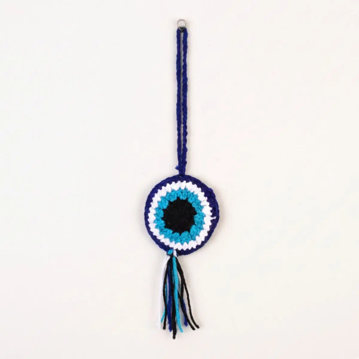 Greenkin Handmade Crochet Evil Eye Hanging Charm
