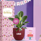 personalized indoor plants for employee birthday gifting solutions